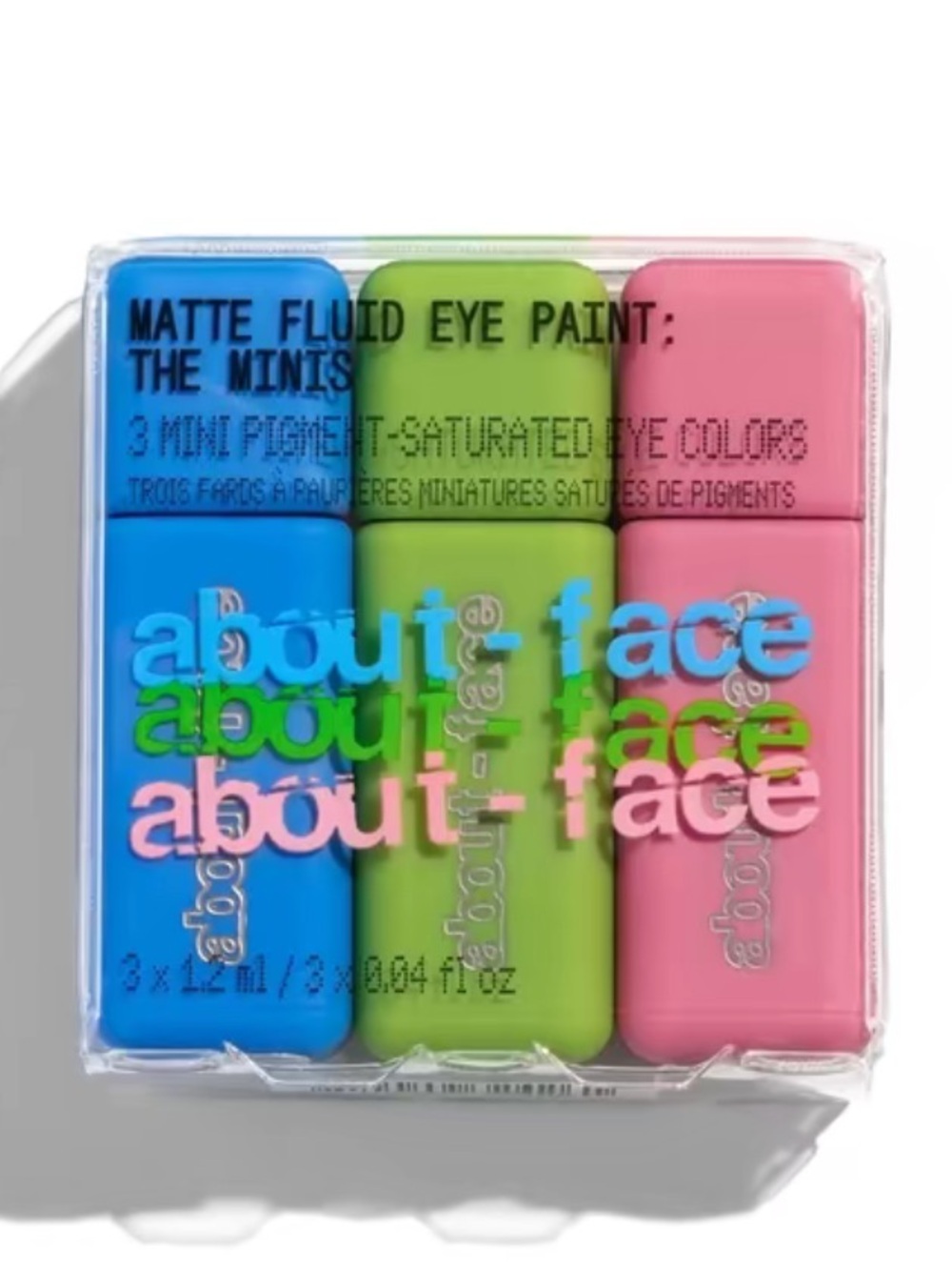 about face Matte Fluid Eye Paints Cream Eyeshadow Set Trio BNIB